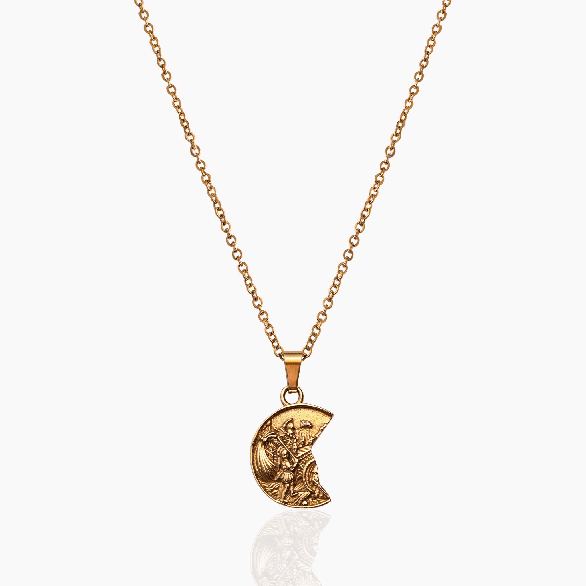 Roman Coin Pendant - Gold