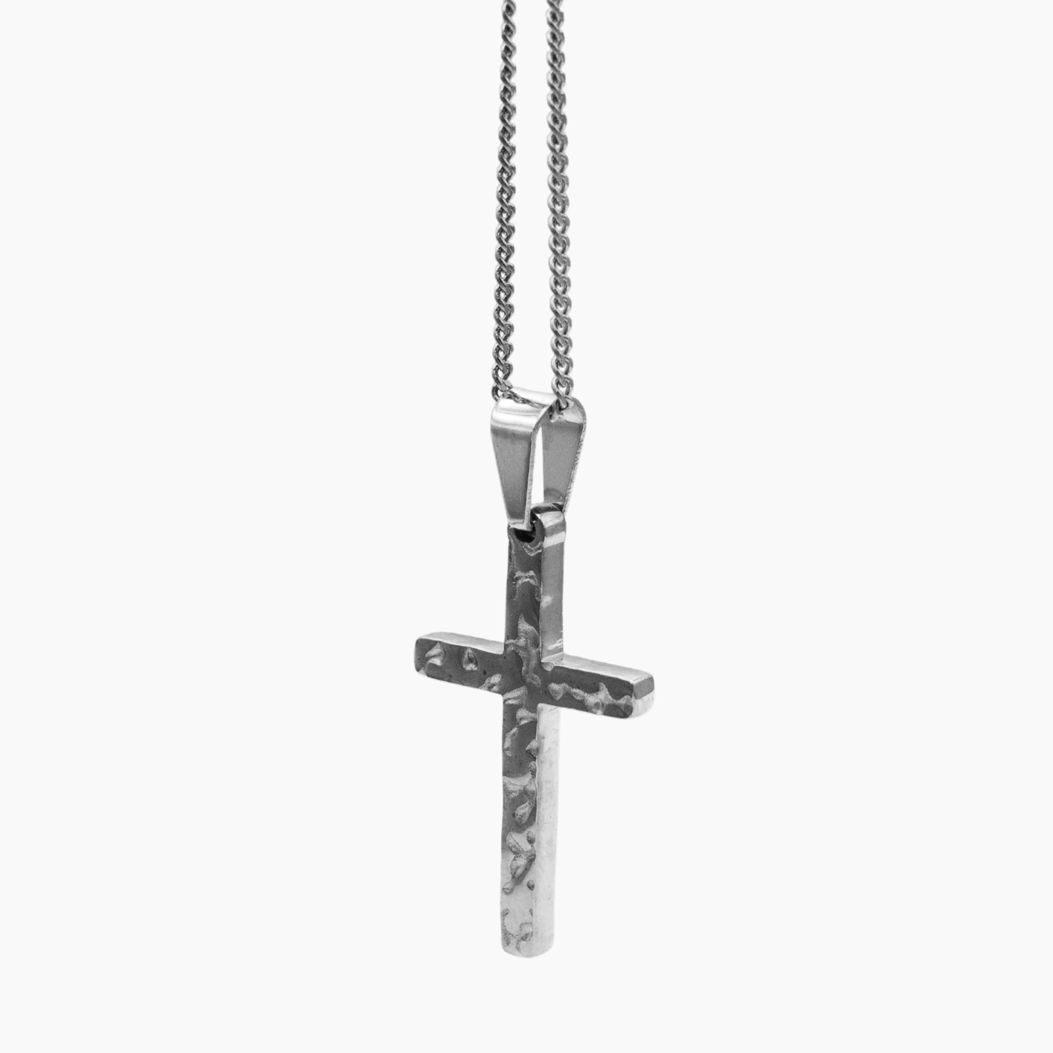 Rugged Cross Set - Silver