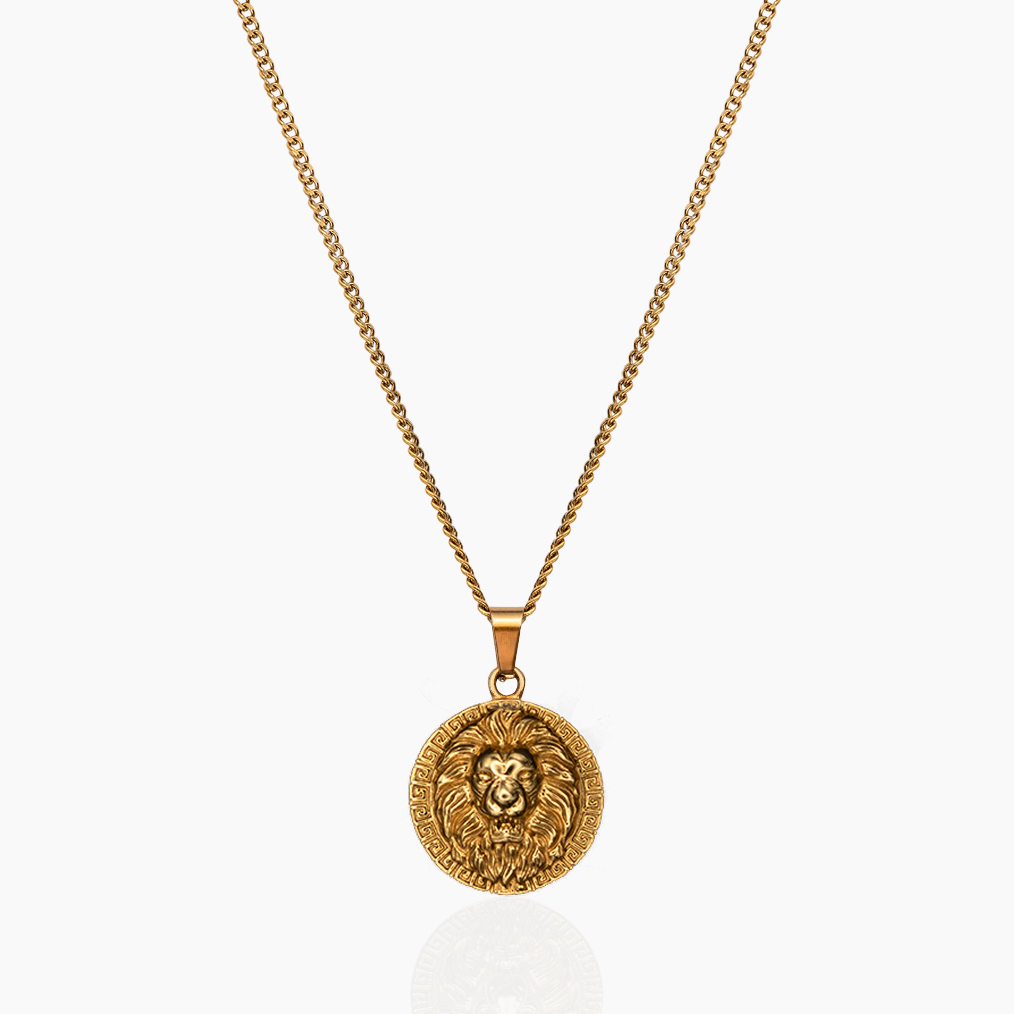 Versace deals lion pendant