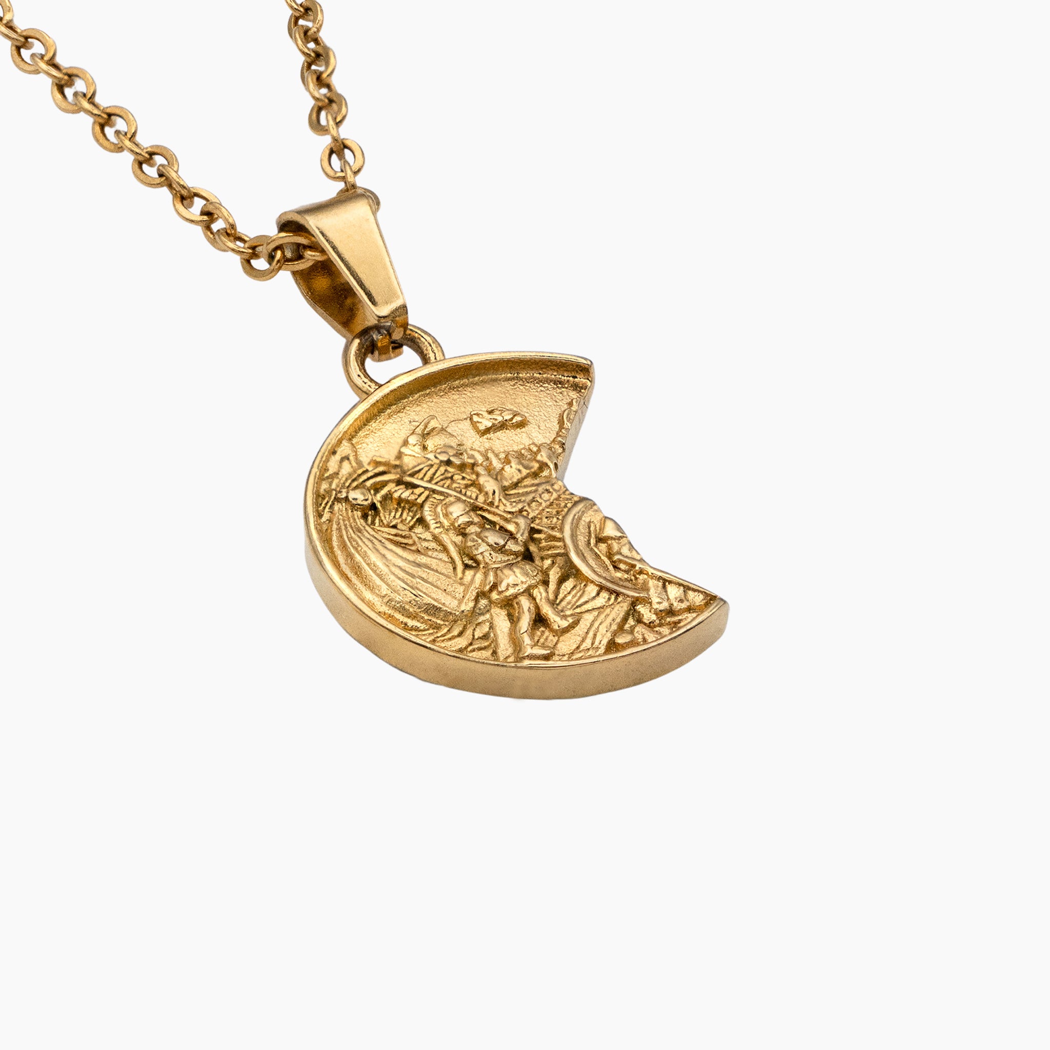 Roman Coin Pendant - Gold