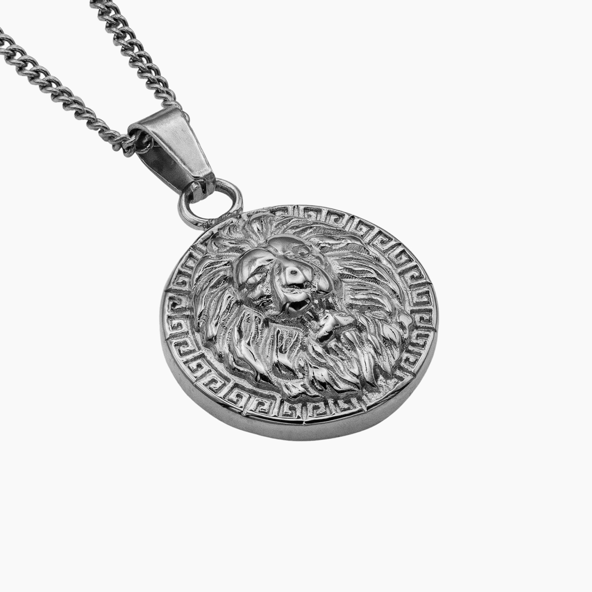 Aslan Lion Pendant - Silver
